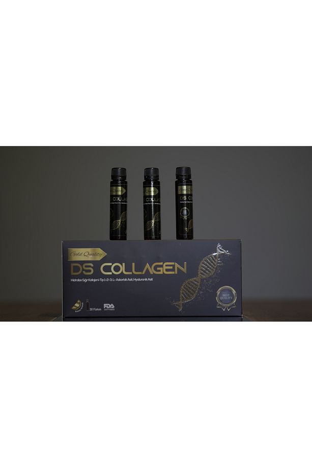 Ds Collagen Gold Quality Tip 1 Tip 2 Tip 3 Kolajen Hyaluronik Asit Ve Zengin Içerik Içeren 30 Flakon - 3
