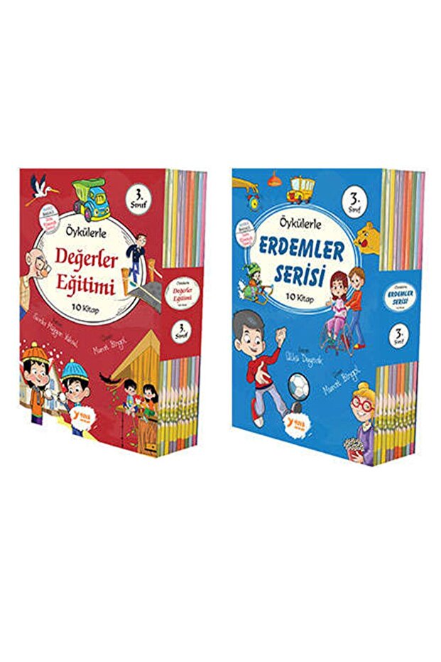 Öykülerle Erdemler Ve Öykülerle Değerler Eğitim Serisi 2li Set (3. Sınıf),