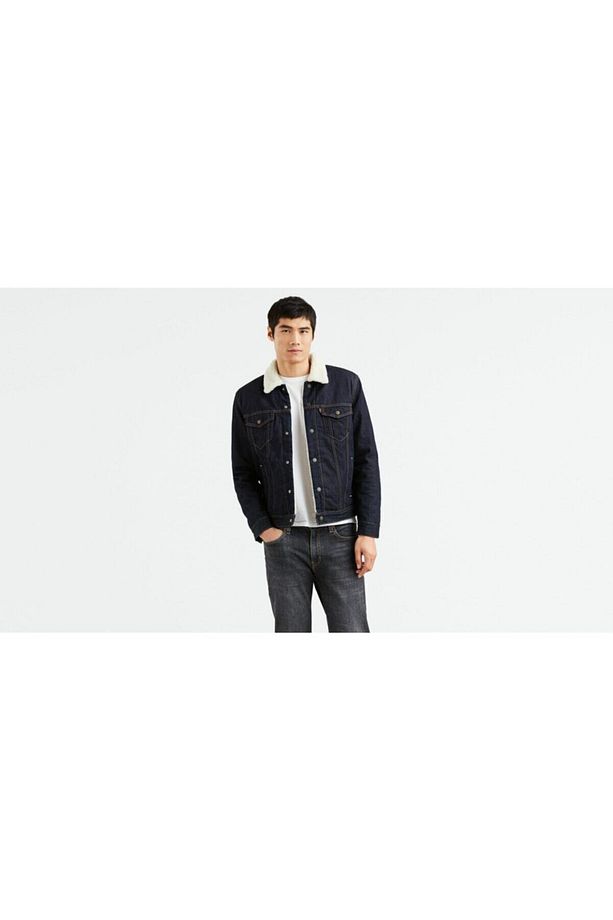 Type 3 Sherpa Erkek Juniper Rinse Trucker - 1