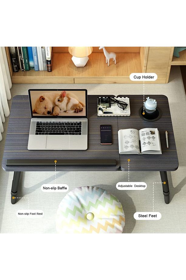 Laptop Standı Yükseltilebilir Çocuk Çalışma Sehpası Ders Çalışma MasasıYatak Sehpası Ders Masası Yk - 6