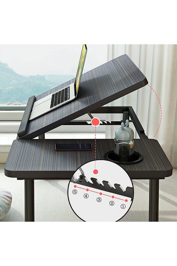 Laptop Standı Yükseltilebilir Çocuk Çalışma Sehpası Ders Çalışma MasasıYatak Sehpası Ders Masası Yk - 4