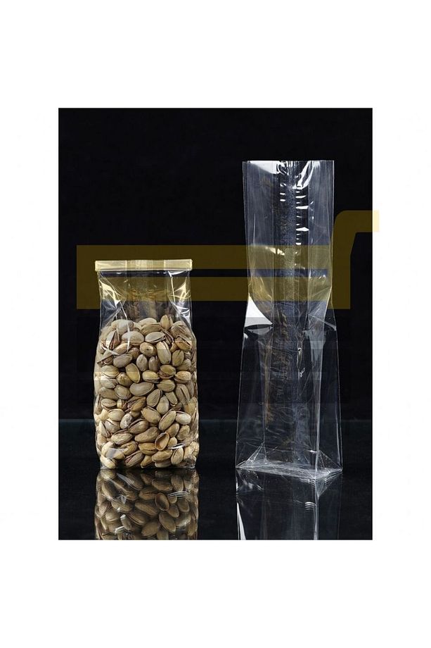 Opp Kare Tabanlı Oturan Torba 7,5 x 5 x 21 cm Şeffaf Opp Poşet 100 Adet - 2