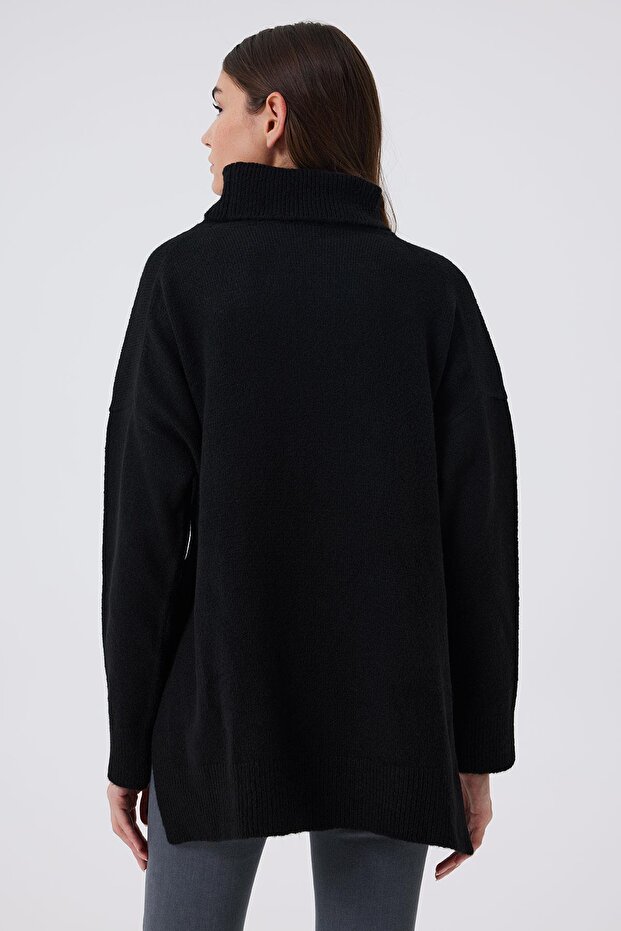 Lonas Kadın Triko Kazak Siyah - 3