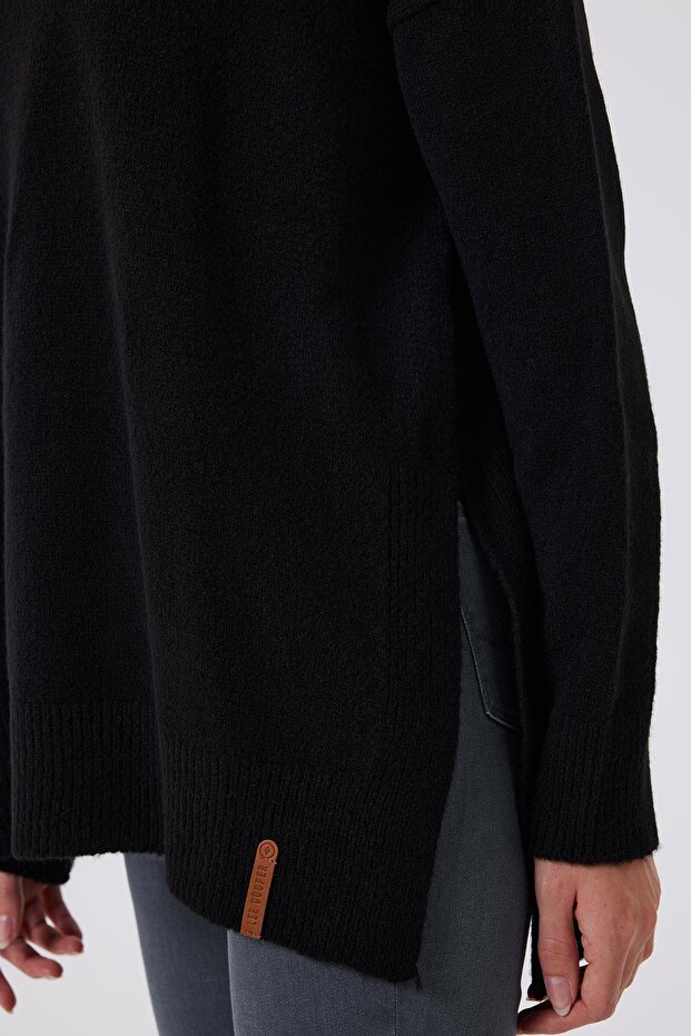 Lonas Kadın Triko Kazak Siyah - 4