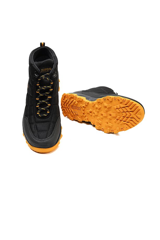 00170 Erkek Bot Su Geçirmez Unisex Waterproof Bağcıklı Bot - 5