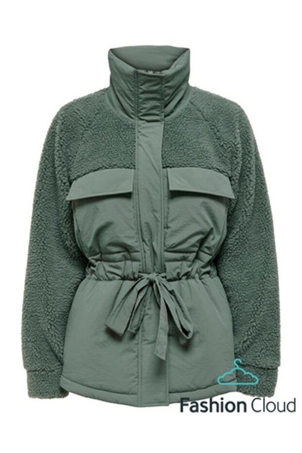 ANNA PADDED MIX TEDDY JACKET OTW - 1