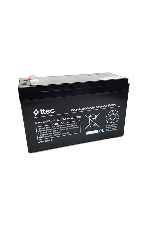 12v 7ah 12 Volt 7ah Amper Kuru Tip Bakimsiz Akü Pi?l Batarya 65 X 151 X 94 Mm - 3