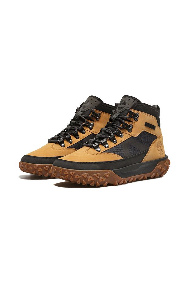 Mid Lace Up Waterproof Hiking Boot Erkek Trekking Bot Ve Ayakkabısı TB0A67JC2311 Sarı - 3
