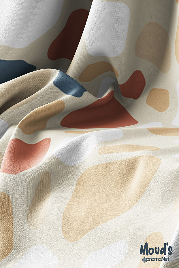 West Stone Stone Pattern Printed Suede Runner Tablecloth - 4