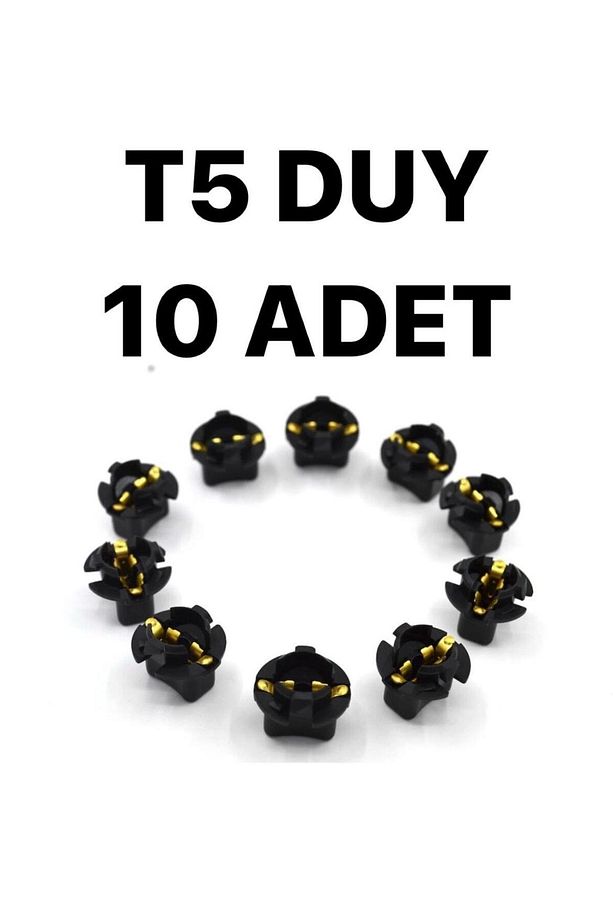 T5 Ampul Gösterge Ve Panel Duyu 10 Adet - 1