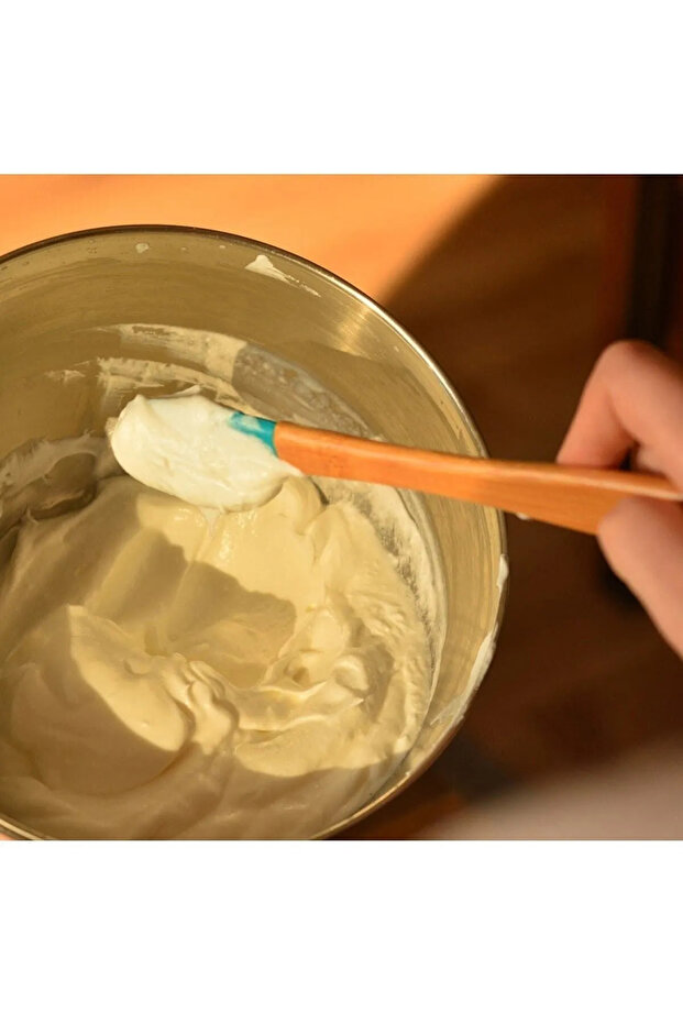 3 Lü Uzun Bambu Spatula Seti - 7