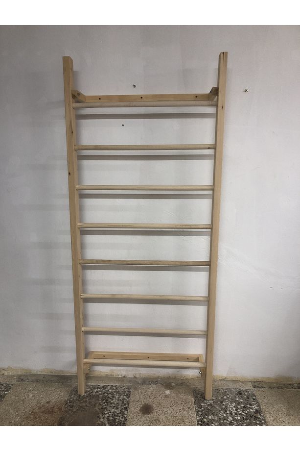 Eşsiz Wood Isveç Tırmanma Duvarı - Jimnastik Egzersiz Merdiveni - Duvar Barı - 1