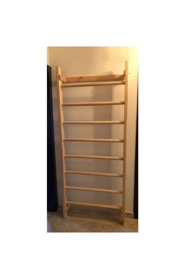 Eşsiz Wood Isveç Tırmanma Duvarı - Jimnastik Egzersiz Merdiveni - Duvar Barı - 4
