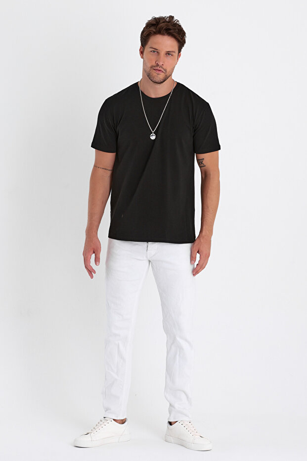 Erkek Basic Tişört Düz Klasik - 3