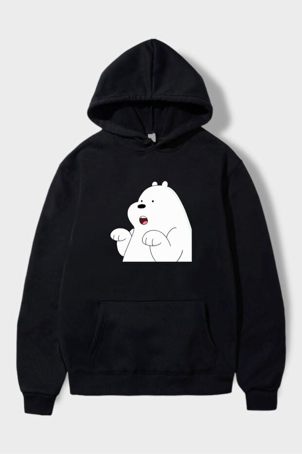 WHITE BEAR SWEAT Sweathsirt 3 thread Hoodie GOFEEL
