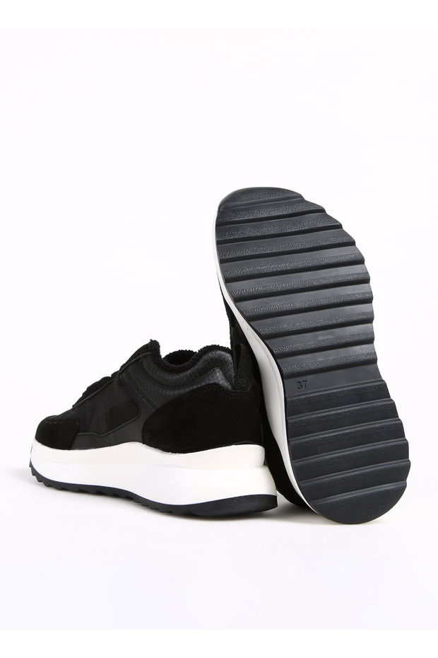Siyah Kadın Sneaker PASSOW - 4