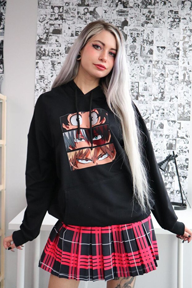 Eyes Sweat Sweathsirt 3 Thread Hoodie Gofeel