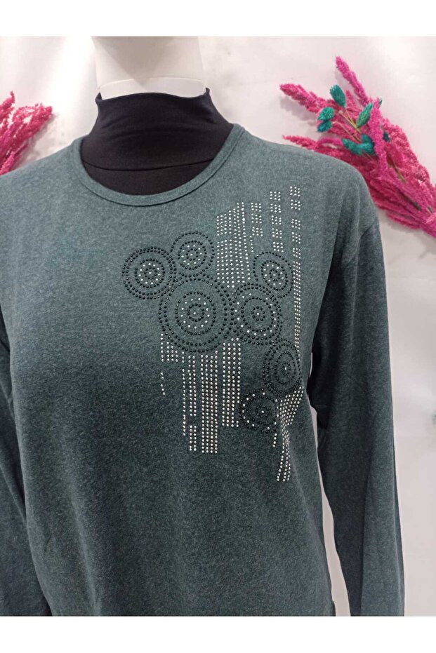 بلوزة من الصوف والفيسكوز الممشط - 1