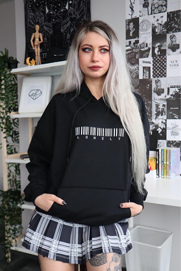 Lonely Sweat Sweathsirt 3 Thread Raster Streetwear Hoodie Gofeel