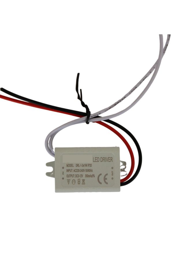 1-3X1W Led Driver 350mA 3-12V Power Led Sürücü IP20 Power Led Driver - 4