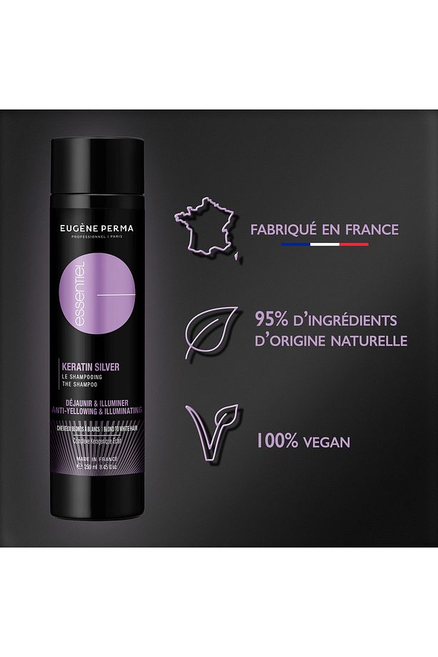 Eugene Sarı Saçlar Için Doreleşmeyi Önleyici Essentiel Keratin Silver Şampuan 250 ml - 1