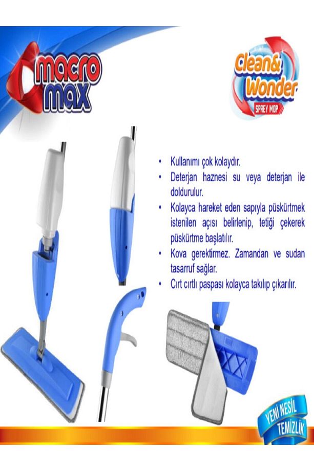 Sprey Mop Temizlik Mopu - 2