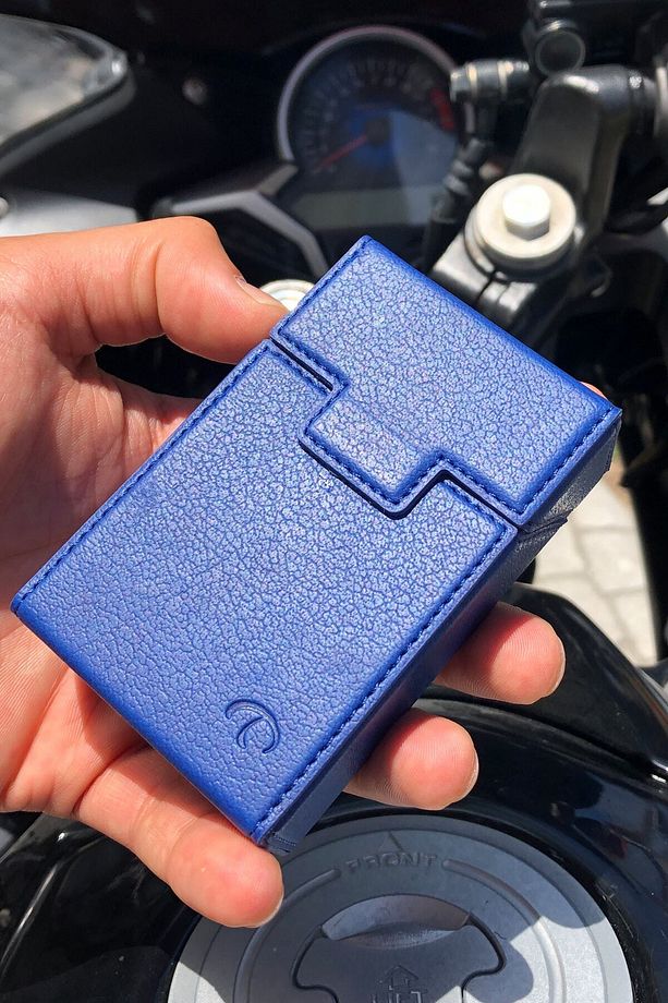 Sigara Kutusu - Kısa Standart Paket Için Mavi Hediyelik - 2