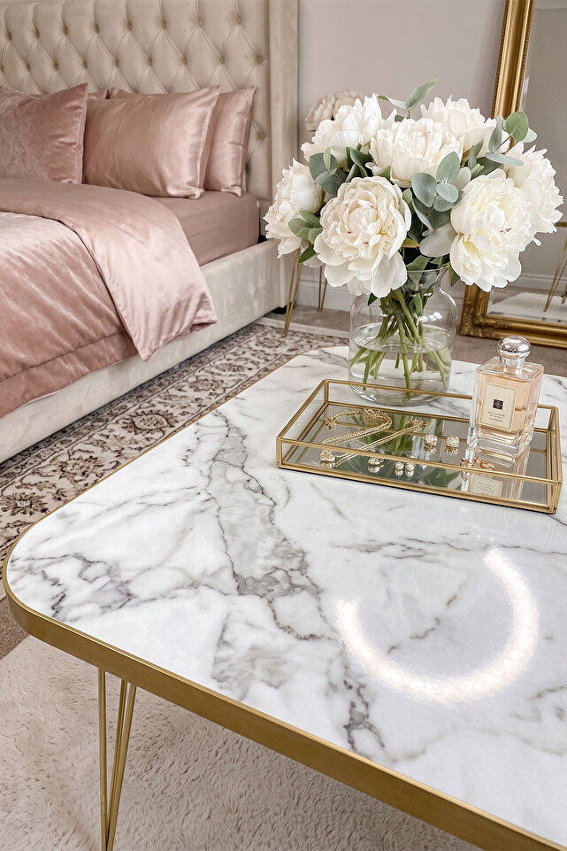 Coffee Table Kr Gold Efes Wire