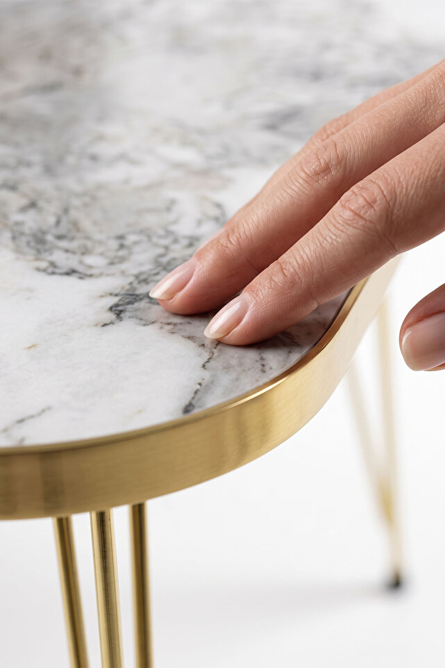 Coffee Table Kr Gold Efes Wire