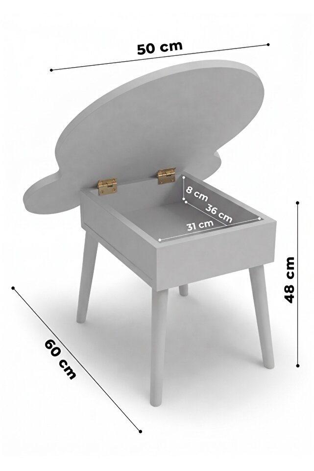 Happy Face Play & Activity Table - Blue