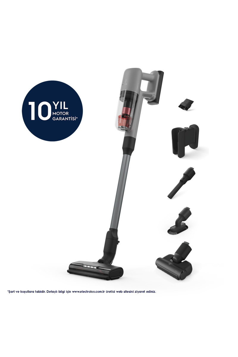 Electrolux EP71AB14UG 700 Serisi Animal Ultra Hafif ve Güçlü 10 Yıl Motor Garantili Kablosuz Süpürge