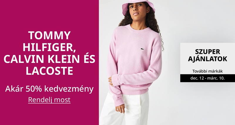 PIM_singlewidget_Lacoste  Tommy Hilfiger  Calvin Klein_Tommy Hilfiger, Calvin Klein & Lacoste_Women