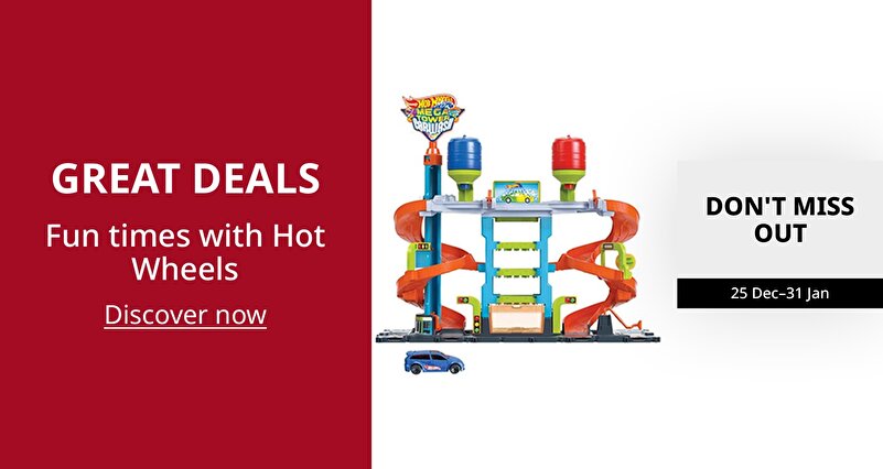 PIM_singlewidget_Hot Wheels 1P GULF_Great deals_Hobby & Books & Stationery
