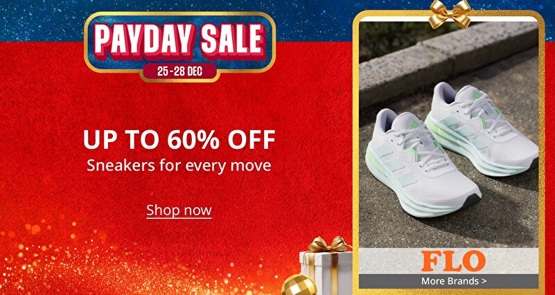 PIM_eventsinglewidget_FLO_Up to 60% off_Shoes & Bags