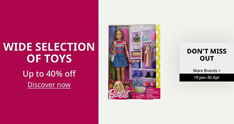 PIM_singlewidget_Mattel 1P Regular UAE_Wide Selection of Toys_Hobby & Books & Stationery