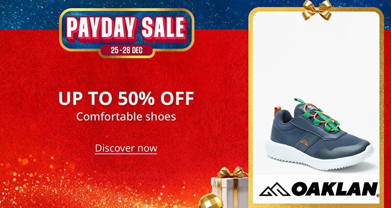 PIM_eventsinglewidget_Oaklan by Shoexpress Event Banner_Up to 50% off_Fashion