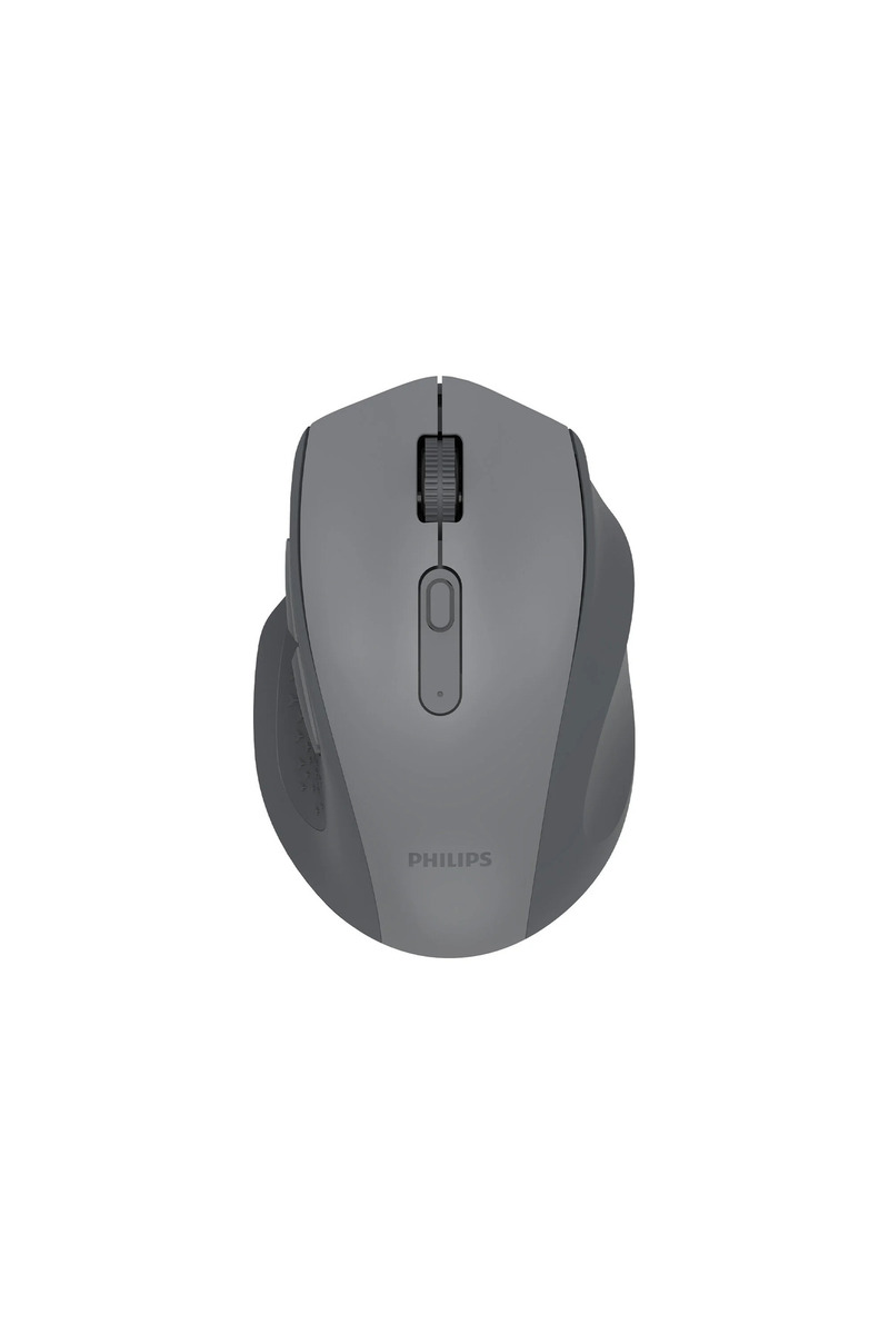 Philips SPK7547 Kablosuz Bluetooth 4000DPI 7 Tuşlu Optik Sessiz Mouse Gri (Philips Türkiye Garantili)