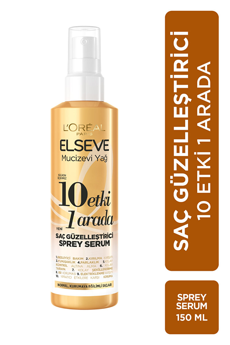 ELSEVE Mucizevi Yağ 10 Etki 1 Arada Saç Güzelleştirici Sprey Serum 150ml