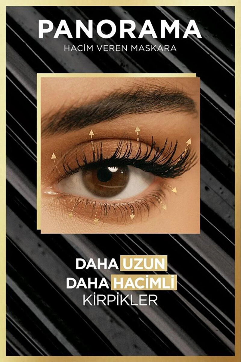 L'Oreal Paris Panorama Maskara Siyah + Sürpriz Kutu Hediye