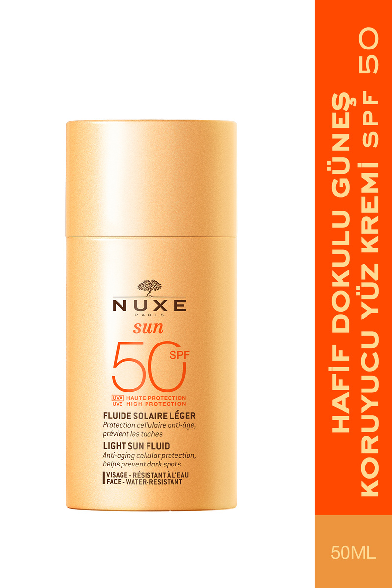 Nuxe Güneş Koruyucu Hafif Dokulu Yüz Kremi (SPF 50) 50 ML