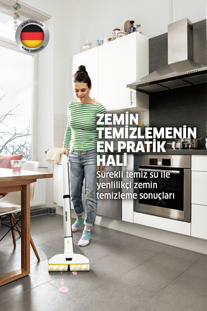 Karcher EWM 2 Kablosuz Zemin Temizleme Makinesi