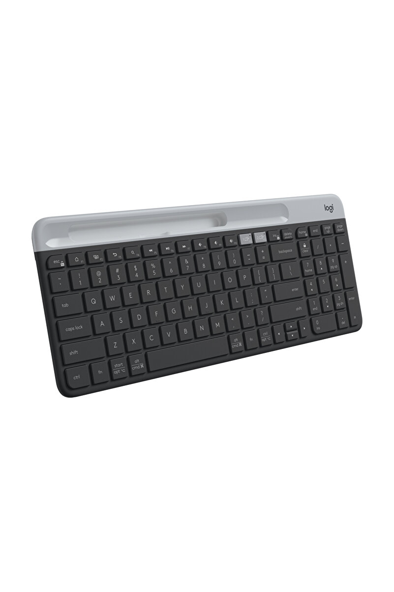 logitech K580 Ultra İnce Bluetooth Kablosuz Çoklu Cihaz Özellikli Türkçe Q Klavye, Siyah 920-010624