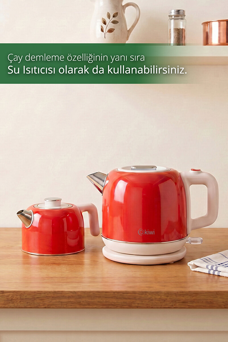 Kiwi Paslanmaz Çelik Çay Makinesi