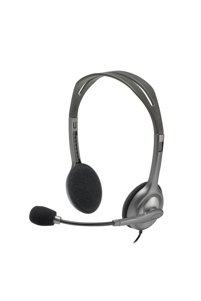 logitech H110 Kablolu Stereo Kulaklık, Gri 981-000271