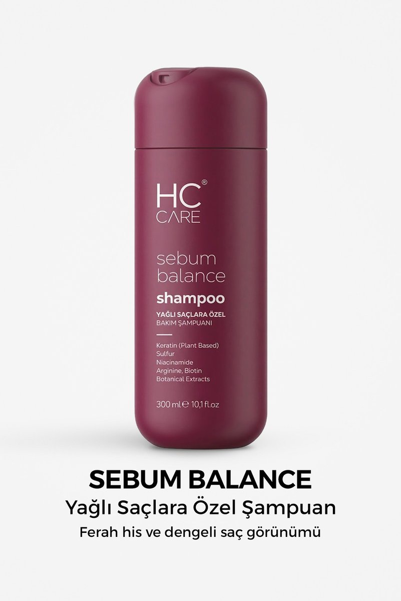 HC Care Sebum Balance Yağlı Saçlar için Arındırıcı Şampuan