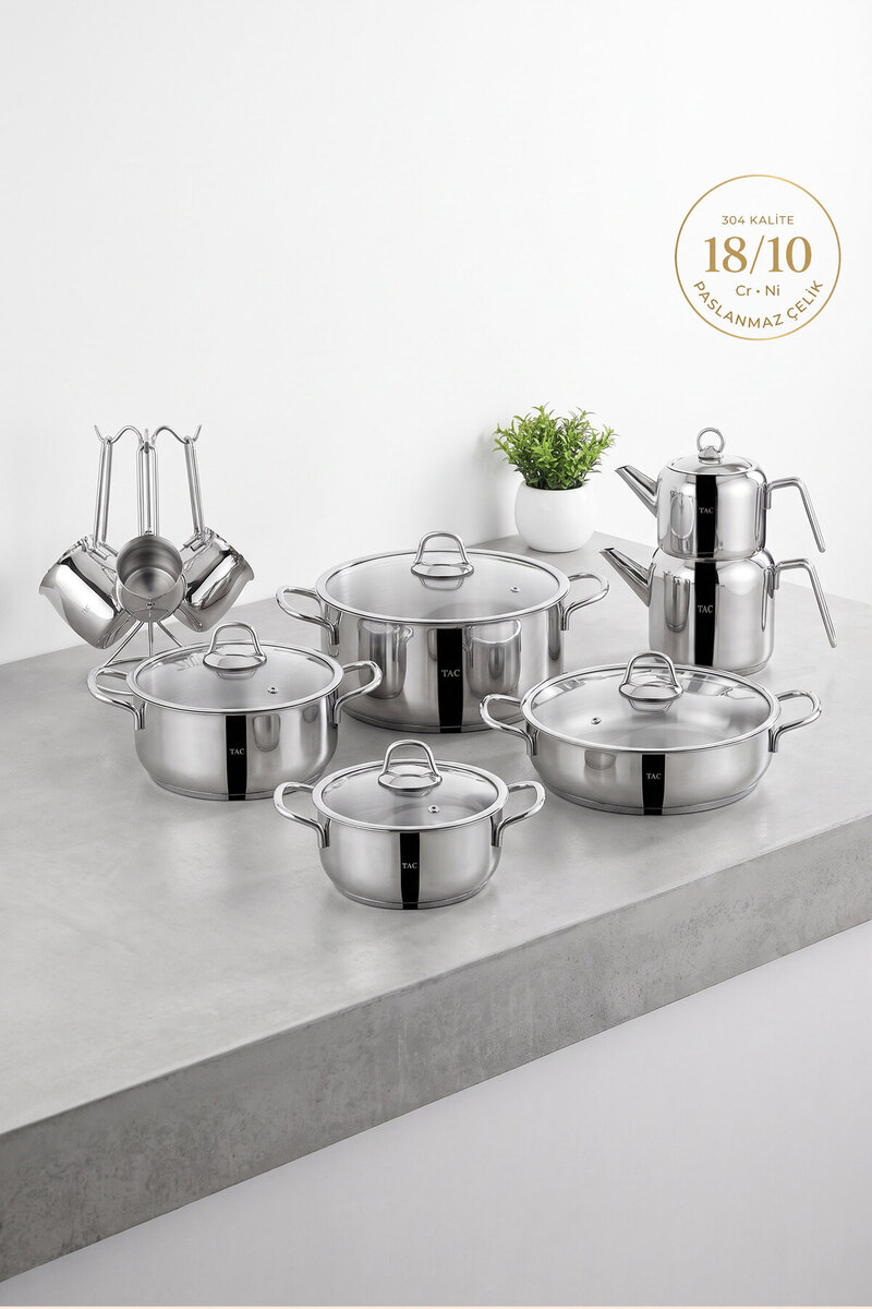 Taç Pro Steel 15 Parça Çelik Çeyiz Seti