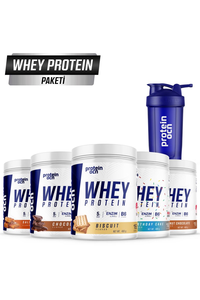 Proteinocean Whey Protein™ Paketi - 5li Paket - 400g x 5 Adet