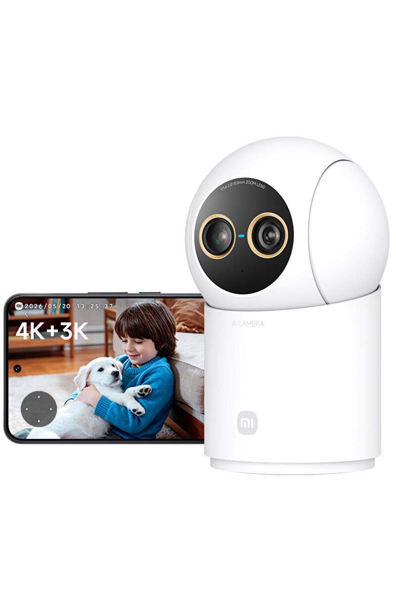 Xiaomi Akıllı Kamera C701 Pro - 4K AI 9x Hibrit Zoom 360 PTZ
