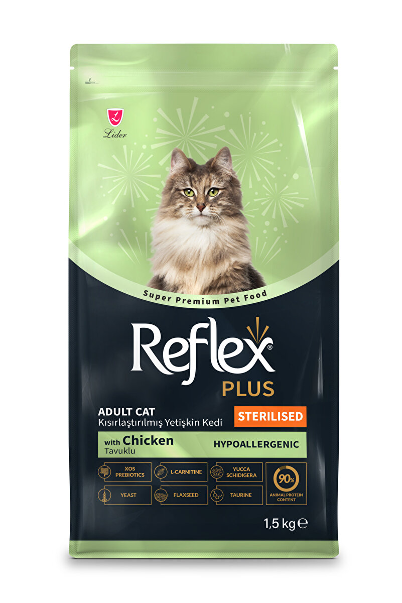 Reflex Sterilised Tavuklu Kısırlaştırılmış Yetişkin Kedi Maması 1.5 Kg