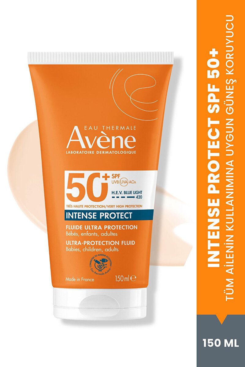 Avene Intense Protect SPF50+ Bebek, Çocuk & Yetişkinler için Yüksek Korumalı Yüz & Vücut Güneş Kremi 150ml